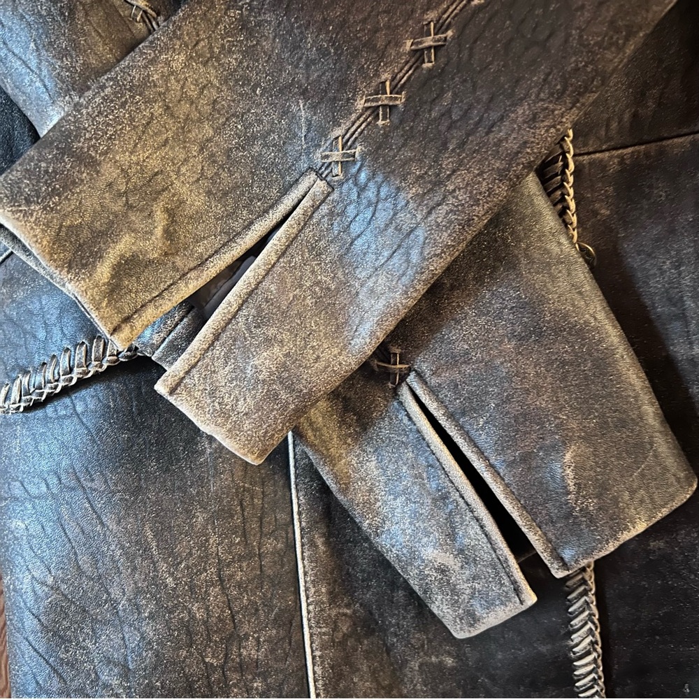 Great Creek Brown Leather Jacket - Picture 6 of 6